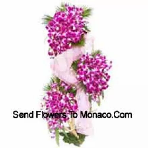 A 4 Feet Standing Arrangement Of Orchids