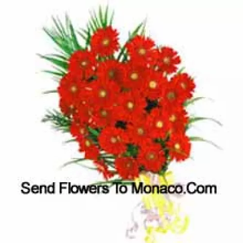 Bouquet de 25 Gerberas Rouges