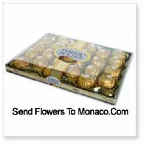 24 piezas de Ferrero Rocher (este producto debe ir acompañado de flores)